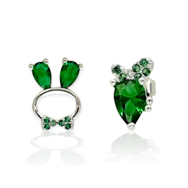 Aros plata 925 conejo y zanahoria ARPL444 - 15d - comprar online