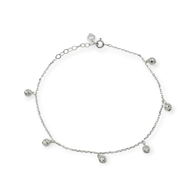Pulsera plata 925 bolas de disco Kl348 - 31d - comprar online