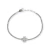 Pulsera plata 925 tennis con trébol Kl352 - 50d - comprar online