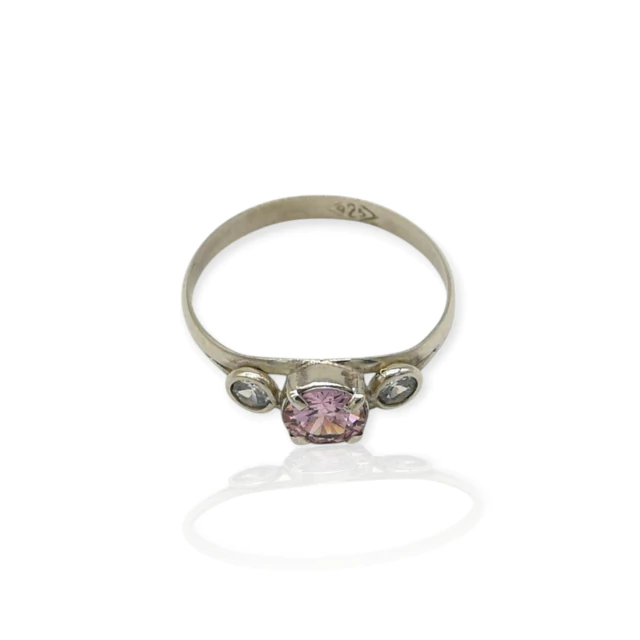 Anillo plata 925 Solitario - Ml1125 - 19d en internet
