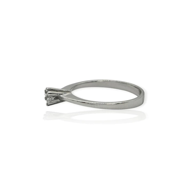 Anillo oro 18k Solitario - An601 - 2,2g - HRO Luxe