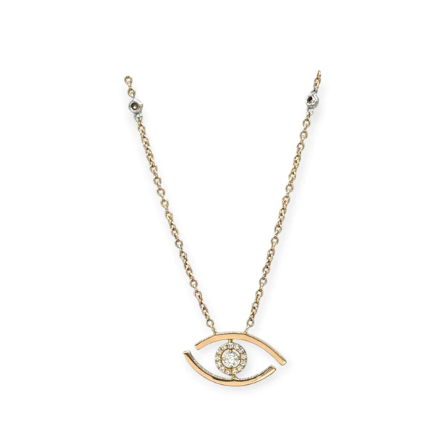 Cadena oro 18k ojo turco - Ca224 - 5,6gr - comprar online