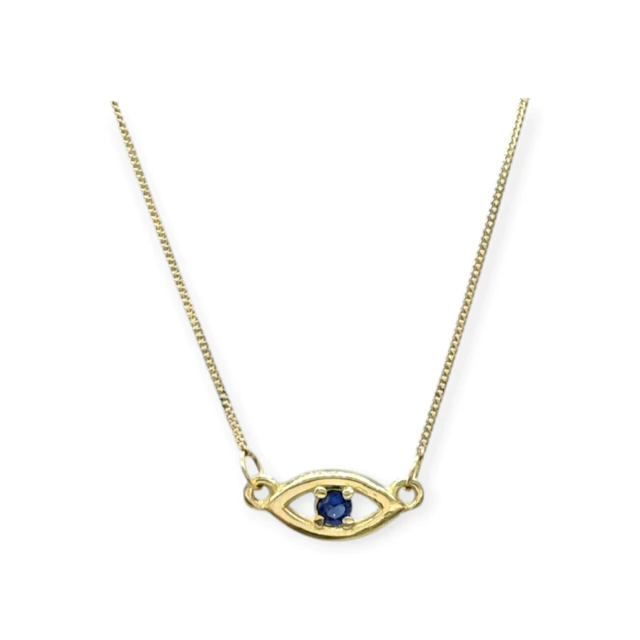 Cadena oro 18k ojo turco - Ca231 - 2,4gr - comprar online
