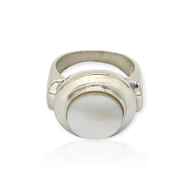 Anillo plata 925 nácar - Ml1130 - 45d en internet