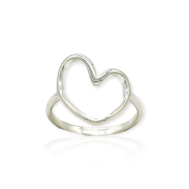 Anillo plata 925 corazón calado - Ml1138 - 13d - comprar online