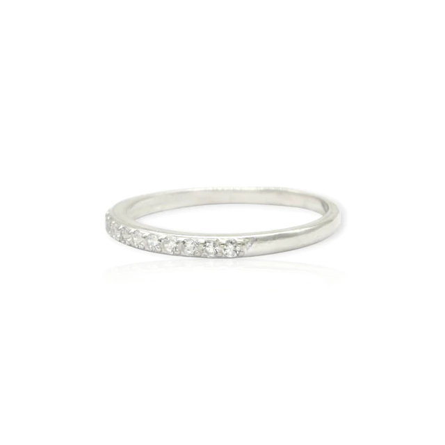 Anillo plata 925 medio sin fin - Ml1140 - 16d - HRO Luxe