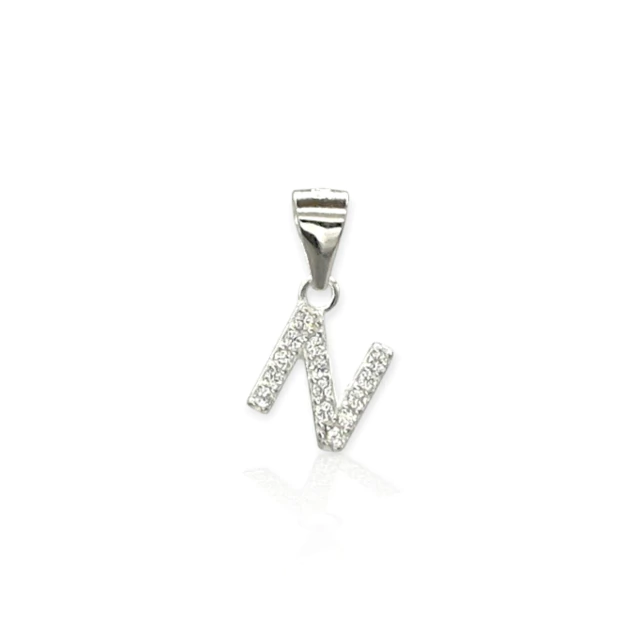 Dije plata 925 letra N - Fr591 - 13d - comprar online