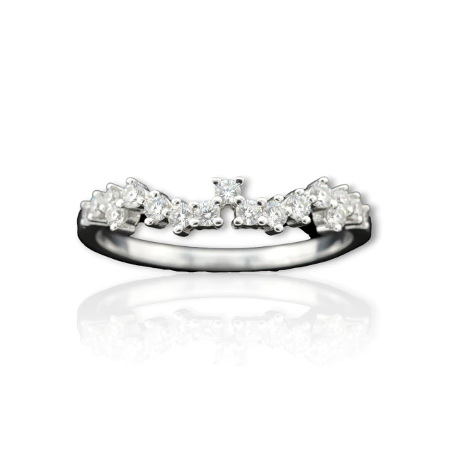 Anillo Plata 925 Moderno con circones - ML1295 - 16d