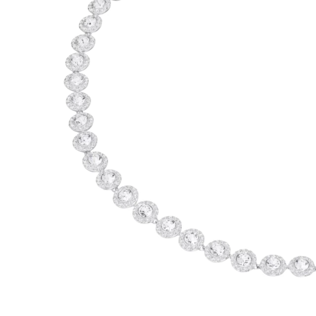 Collar Swarovski Angelic Blanco - Baño de Rodio 5117703 - comprar online