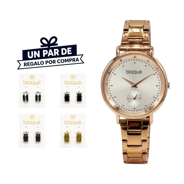 Reloj Blaquè Malla De Metal Rosè - BQ238RP