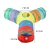 Túnel Para Gatos Plegable Juguete Multicolor Con Pelota - Cumo Store