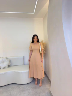 VESTIDO LINHO AMARRAÇÃO