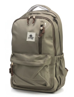 MOCHILA NYLON 4 ZIPERES 2 BOLSOS LATERAIS COMPARTIMENTO PARA NOTEBOOK - comprar online