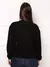 Imagem do Trico blusa manga longa com tranca moda outono e inverno