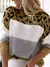 Blusa Tricot Manga Longa Onça - loja online