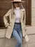 EMERY ROSE Casaco Minimalista Casual de Uso Diário Mulheres, Simples Fileira Única para Outono na internet
