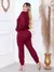 Conjunto Calça e Blusa Lanzinha Feminino Tendencia Simples Casual