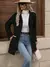 EMERY ROSE Casaco Minimalista Casual de Uso Diário Mulheres, Simples Fileira Única para Outono