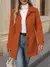 EMERY ROSE Casaco Minimalista Casual de Uso Diário Mulheres, Simples Fileira Única para Outono - Seuconfortotche