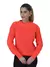 Trico blusa manga longa com tranca moda outono e inverno na internet