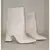 Bota Feminina Cano Médio Salto Geométrico 7,5cm Bico Fino Moda Blogueira Antiderrapante Luxo - loja online