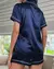 Pijama Feminino Americano Cetim toque de Seda com Elastano