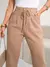 CALÇA DE LINHO COM AMARRAÇÃO DE CORDINHA - comprar online
