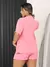 Conjunto Feminino Verão Camisa Com Botões E Shorts luxo na internet
