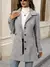 EMERY ROSE Casaco Minimalista Casual de Uso Diário Mulheres, Simples Fileira Única para Outono - comprar online
