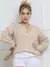 Camisa Feminina Manga Longa Social ou Casual Listrada com Botão em tecido crepinho crepe blusa soltinha larga look boho na internet