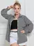 Camisa Feminina Manga Longa Social ou Casual Listrada com Botão em tecido crepinho crepe blusa soltinha larga look boho