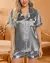 Pijama Feminino Americano Cetim toque de Seda com Elastano - loja online