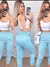 Calça Feminina de Moletom Jogger Sintura Alta Com Bolso Flanelada - Seuconfortotche