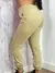 Calça Feminina de Moletom Jogger Sintura Alta Com Bolso Flanelada na internet