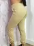 Calça Feminina de Moletom Jogger Sintura Alta Com Bolso Flanelada na internet