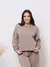 Conjunto Feminino em Moletinho Calça Jogger Cintura Alta e Blusa Manga Longa Casual e Confortável Moda 2025 - loja online