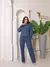 Conjunto Feminino em Moletinho Calça Jogger Cintura Alta e Blusa Manga Longa Casual e Confortável Moda 2025 - loja online