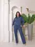 Conjunto Feminino em Moletinho Calça Jogger Cintura Alta e Blusa Manga Longa Casual e Confortável Moda 2025 - Seuconfortotche