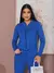 Conjunto EleganteFeminino De Calça Pantalona E Blusa Casaco longo Confeccionado Em Tecido Moletinho na internet