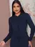 Conjunto EleganteFeminino De Calça Pantalona E Blusa Casaco longo Confeccionado Em Tecido Moletinho na internet