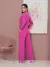 Imagem do Conjunto EleganteFeminino De Calça Pantalona E Blusa Casaco longo Confeccionado Em Tecido Moletinho