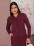 Conjunto EleganteFeminino De Calça Pantalona E Blusa Casaco longo Confeccionado Em Tecido Moletinho