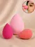 Imagem do Kit Com 3 Esponjas Para Maquiagem 2 Mini Esponja 1 Grande Limpeza Facial