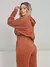 Imagem do Conjunto MOLETINHO Calça Pantalona e Blusa com Capuz FEMININO com bolso PREMIUM