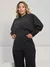 Imagem do Conjunto MOLETINHO Calça Pantalona e Blusa com Capuz FEMININO com bolso PREMIUM