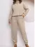 Conjunto Moletinho Macio Meio Estação Blusa E Calça
