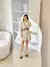 Vestido Basico Mousse Tricot Outono Inverno Casual Dividido Malhado Casual Dividido Malhado - Seuconfortotche
