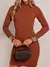 Vestido Feminino Gola Alta Manga Longa Moda Inverno - comprar online