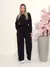 Conjunto De Lanzinha Blusa Manga Longa e Calça Pantalona