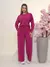 Conjunto De Lanzinha Blusa Manga Longa e Calça Pantalona